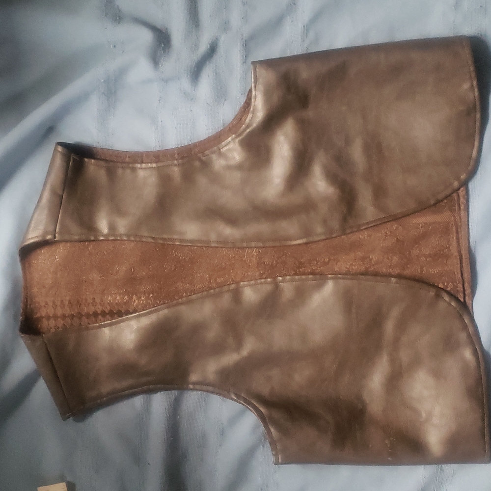 Vintage Women's Reversible Brown Vest